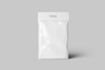 Plastic Shopping Bag Mockup with Handle