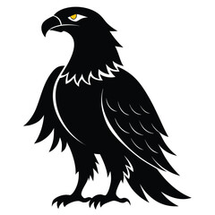 Eagle Silhouette Vector Logo Emblem