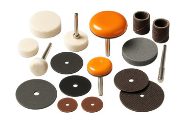 Lapping accessory kit for rotary tools, featuring various attachments for hobbyists.