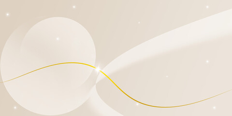 Luminous abstract background with soft gold and beige gradient f