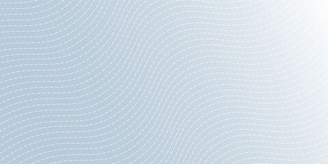 Dots abstract wave line pattern and dot line particle on white, gray color background. Modern graphic design. Flowing halftone, gradient curve shape for data futuristic, energy