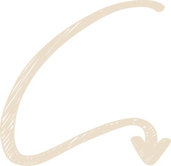 Simple hand drawn arrow clipart