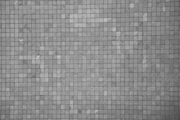 empty gray grey decorative stone tile top aerial view. street urban square tiled floor flooring as backdrop background. nobody. wall texture pattern