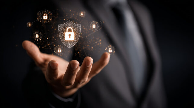 Cybersecurity data protection secure network digital shield encryption privacy access control