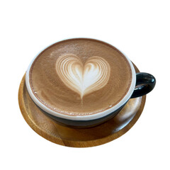 cup of coffee with heart