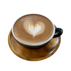 cup of coffee with heart