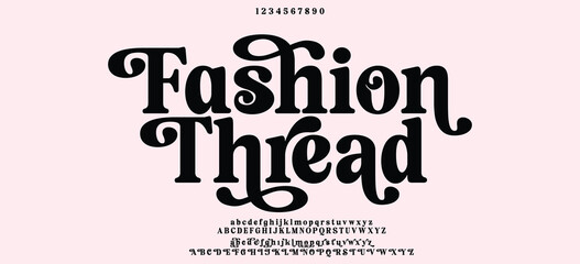 Luxury alphabet letters font. Typography elegant wedding classic lettering serif fonts decorative vintage retro concept. vector illustration