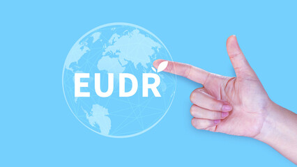 EUDR Environmental Responsibility and drinking coffee in European Union Concept, EU Deforestation Regulation EUDR, Sustainable practices and corporate environmental responsibility