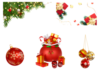 Christmas and Holiday Decor Elements Collection