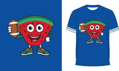 Funny Football T-Shirt Design