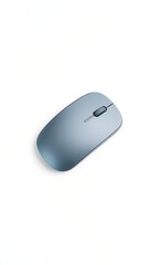 Generative AI sleek wireless computer mouse on a clean background.
