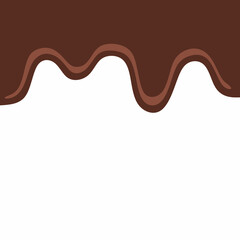 chocolate drip vector, choco melted, hot cocoa flow, sweet dessert vector, milk drop illustration, brown liquid wave, melting chocolate cartoon