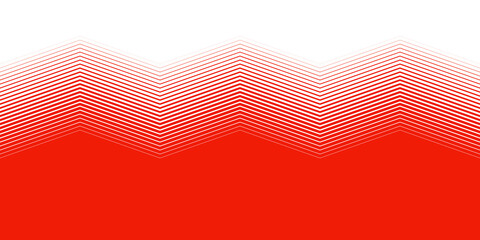 Zick Zack Muster mit rot weissen Streifen