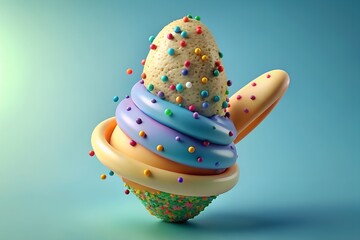 colorful easter eggs