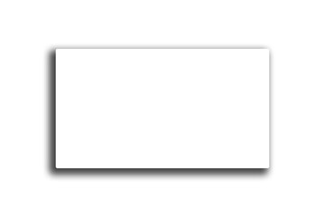 Name tag logo blank mockup on a transparent background