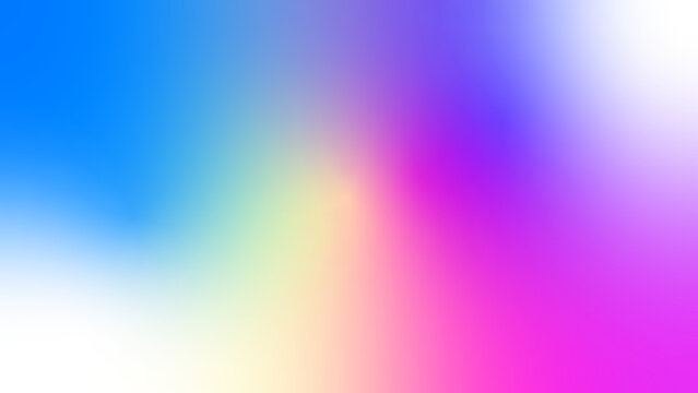 Blue purple pink orange white abstract gradient background. rainbow neon prism multi color background. Noise grain particle texture. Color gradient ombre shadow blurred. Subtle light shimmer. 