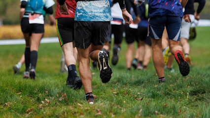 Fototapeta premium course à pied, trail