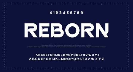 Sport modern urban alphabet fonts. Typography, abstract technology, fashion, digital, future creative logo font. vector illustration