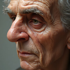 Aged Human Skin Texture Macro