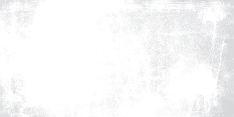White faded grunge texture background. Distressed vintage surface with soft worn edges, subtle noise, and rough faded details. Minimal clean abstract decorative old paper design.