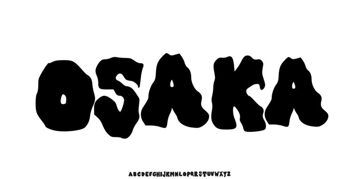 Creative Hand Drawn Uppercase. Street Art Classic Lettering Fashion Designs Typography modern serif decorative vintage concept	