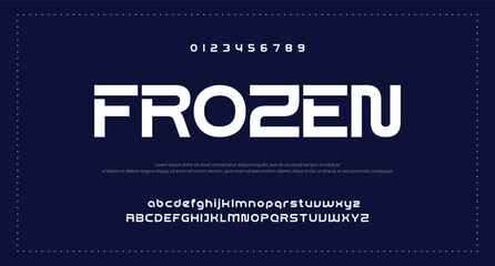 Abstract sport modern alphabet fonts. Typography bold typeface design for sport, technology, fashion, digital, future creative logo font. vector illustration