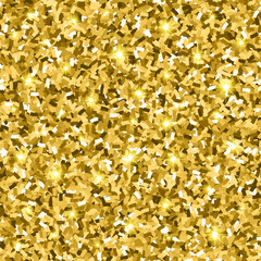 Gold Glitter Seamless Pattern
