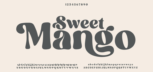 Classic typography elegant. Lettering minimal fashion designs. Alphabet uppercase, ampersand, ligatures. Vector illustration word.