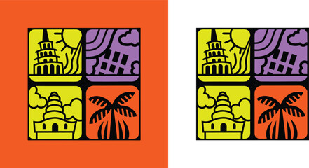 global travel t-shirt design