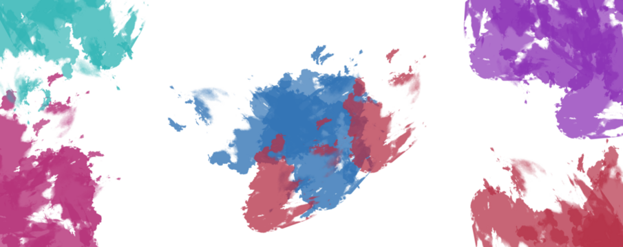 Vibrant abstract swirls of colorful light trails and smoke forming an ethereal design isolated on transparent background