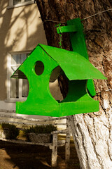 bird house on tree