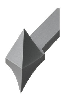 Pyramidal silicon nitride AFM probe for diverse imaging applications.