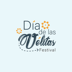 Da de las Velitas Festival Celebration Emblem