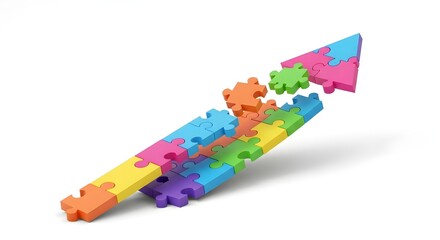 Colorful 3D cubes representing connection and creative problem solving