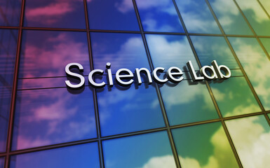 Science Lab glass building concept