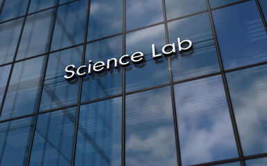 Science Lab glass building concept