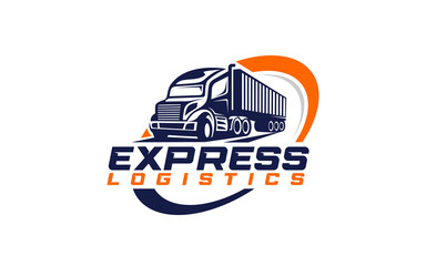 Illustration graphic vector of express logistic and delivery logo design template