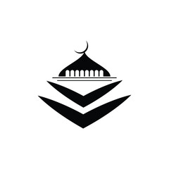  Mosque icon design vector template for banner ,poster ,social media post,T shirt and app logo.