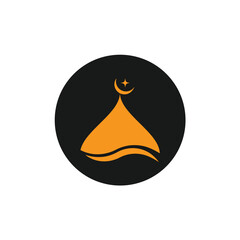  Mosque icon design vector template for banner ,poster ,social media post,T shirt and app logo.
