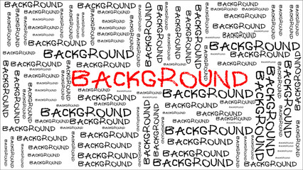 background wordcloud black and red