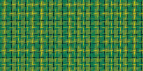 Green and Yellow Plaid Seamless Pattern for Christmas with Flannel Texture. Winter checked abstract design for tartan and gingham shirt prints. Line and square geometric lumberjack art perfect for