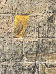 old stone wall with a lot of texture