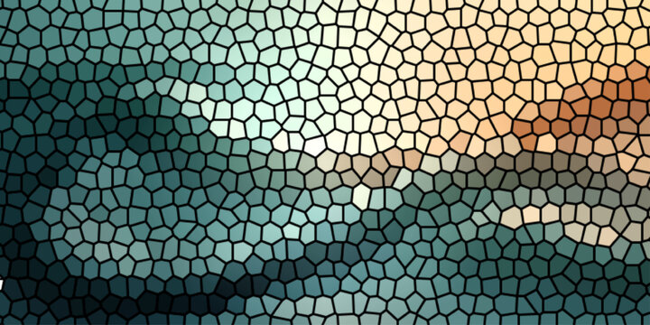 Green snake skin texture pattern illustration with metallic steel mesh design