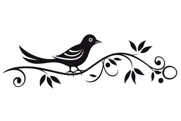 Fototapeta premium Bird graphics pattern animal.