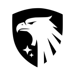 head of an eagle vector