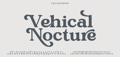 Vehical premium luxury arabic alphabet letters and numbers. Elegant islamic typography ramadan wedding serif font decorative vintage. Creative vector illustration