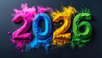 Color Burst New Year
