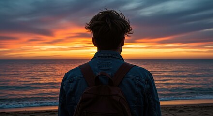 Sunset Beach Solitude