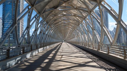 Fototapeta premium Modern Bridge Architecture.