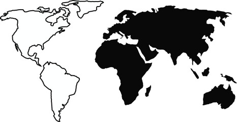 world map vector illustration